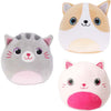 Koopman pluche dieren knuffel bolvormig 14 cm multi kleuren speelgoed.