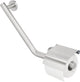 Tiger boston - comfort safety - handgreep - wandbeugel met wc rolhouder - links - rvs geborsteld