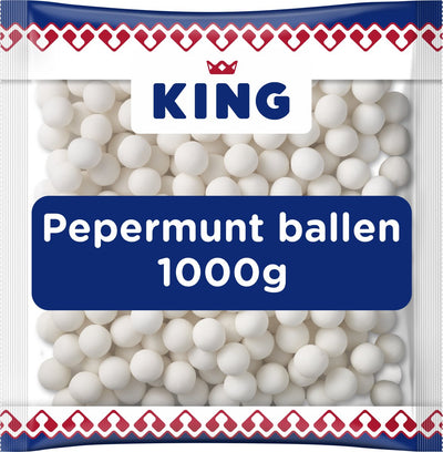 King - pepermunt ballen - 1kg