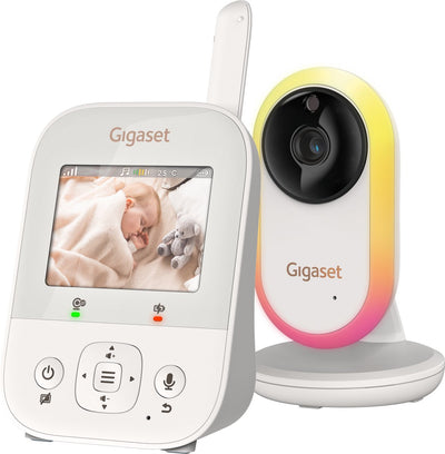 Gigaset baby 300 – babyfoon met camera – terugspreekfunctie – nachtzicht - nachtlampje - baby monitor -