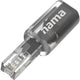 Usb-adapter hama 00201125 antitwist transparant, zwart