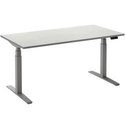 Zit-sta-bureau ceha ade2plhl128q9006w wit melamine, metaal