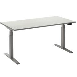 Zit-sta-bureau ceha ade2plhl148q9006w wit melamine, metaal