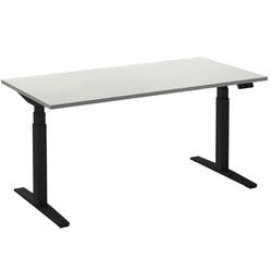 Zit-sta-bureau ceha ade2plhl168q9005w wit melamine, metaal