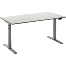 Zit-sta-bureau ceha ade2plhl168q9006w wit melamine, metaal