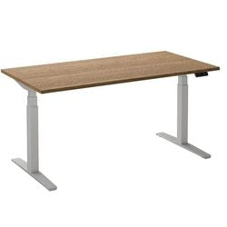 Zit-sta-bureau ceha ade2plhl189q9016ret eiken tabak melamine, metaal