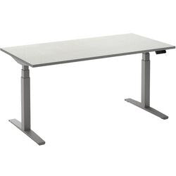Zit-sta-bureau ceha ade2plme128q9006w wit melamine, metaal