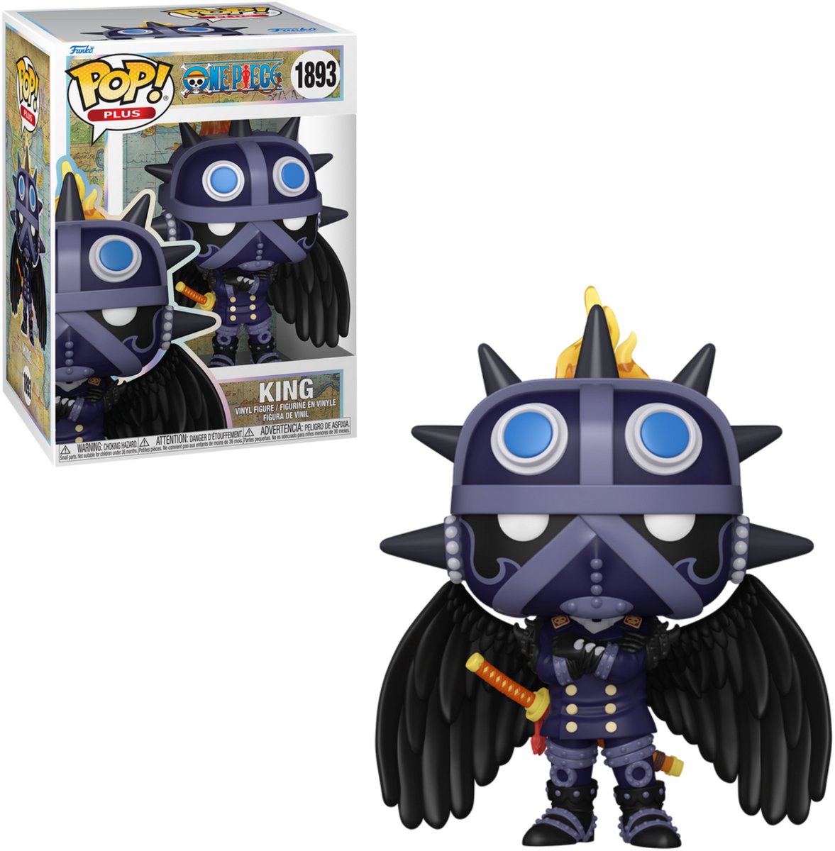 Funko one piece king vinylfiguur 1893 unisex pop! - neutraal - standard
