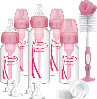 Dr. brown's options+ giftset - standaardfles - roze