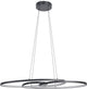 Eglo gianella hanglamp - led - aluminium|staal|kunststof - zwart|wit