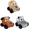 Mini club pluche dier auto knuffel speelgoed 15cm multi kleuren.