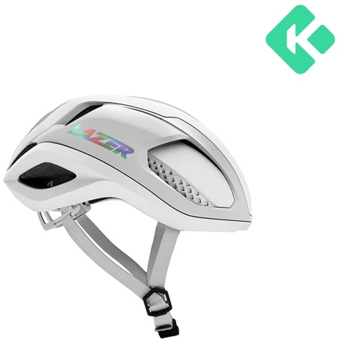 Lazer vento kineticore race fietshelm wit