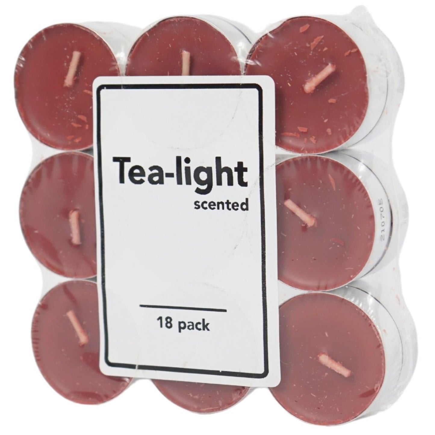 Geurtheelichten appel kaneel 4cm set a 18 stuks