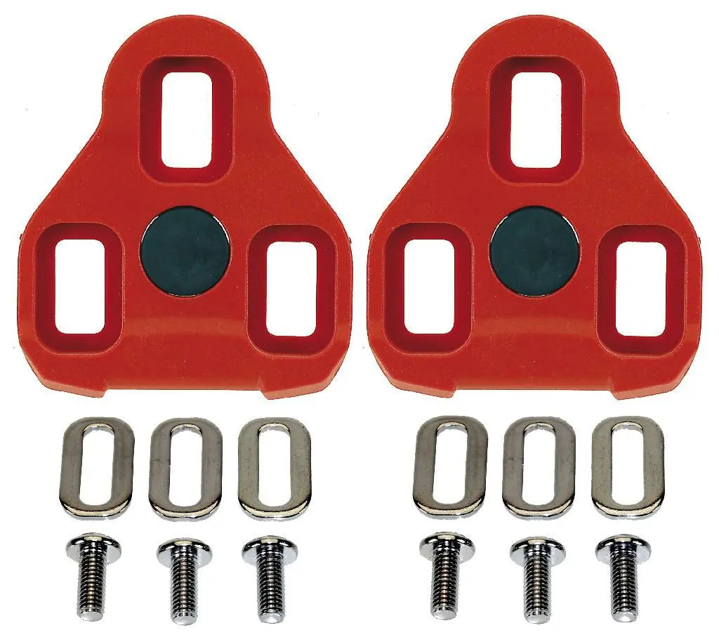 Exustar pedal cleats e-arc10 red
