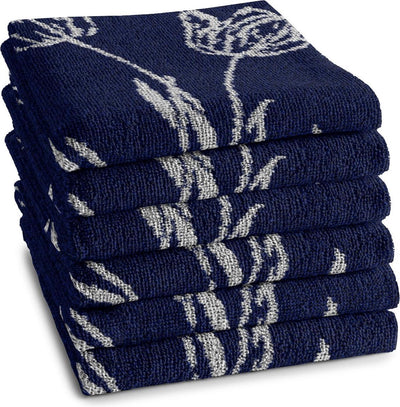 Ddddd lisse - keukendoek - blauw - 6 stuks