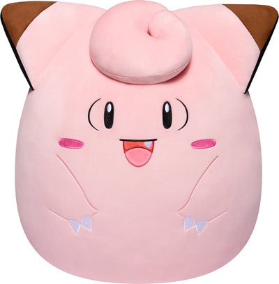 Squishmallows pokémon squishmallow clefairy - zachte knuffel van 50 cm - officiële merchandise