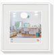 Walther new lifestyle - kunststof lijst - fotoformaat 30x30 cm - wit