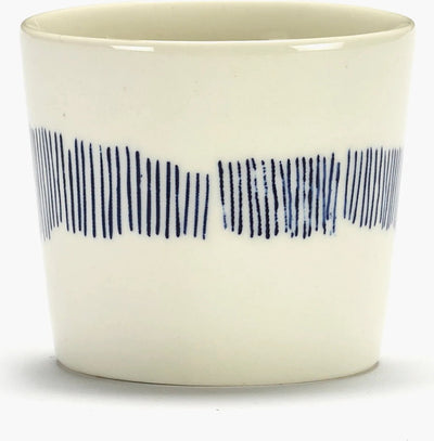 Serax - ottolenghi feast - espressokop - wit blauw - 7 ø - 4 stuks