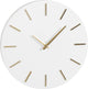 Mica decorations - brixen wandklok - ø36 cm - wit