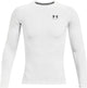 Under armour ua hg armour comp ls-wht heren sportshirt - wit - zwart