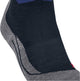 Falke tk2 anti-blaar dik wol functioneel materiaal wandelsokken heren blauw - maat 42-43