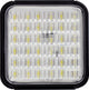 Carpoint achteruitrijlamp 12 volt led 95 x 95 mm wit