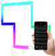 Trust gxt905 vybz rgb licht balken – 9 lampen - met app afstandsbediening - led lamp - wandlamp binnen - game verlichting - amazon alexa google assistant