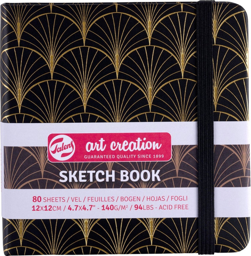 Talens art creation schetsboek - art deco - 12x12cm