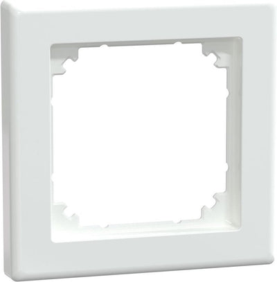 Schneider electric afdekraam - m-smart - 1-voudig - actief wit