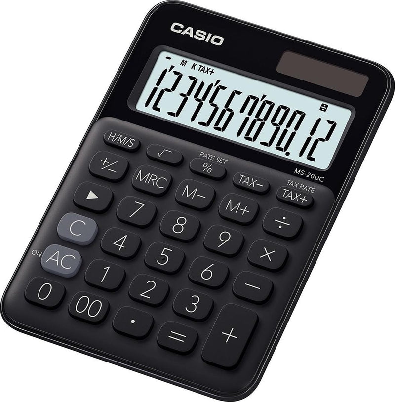 Casio ms-20uc-gn calculator desktop basic zwart