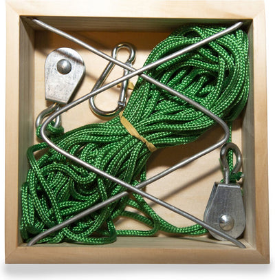 Kikkerland huckleberry cable transport maak je eigen kabel transport diy bouwpakket buitenspelen