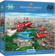 Gibsons - reds over london (door matthew emeny) - 1000 stukjes 68×49cm (b×h) - legpuzzel voor volwassenen