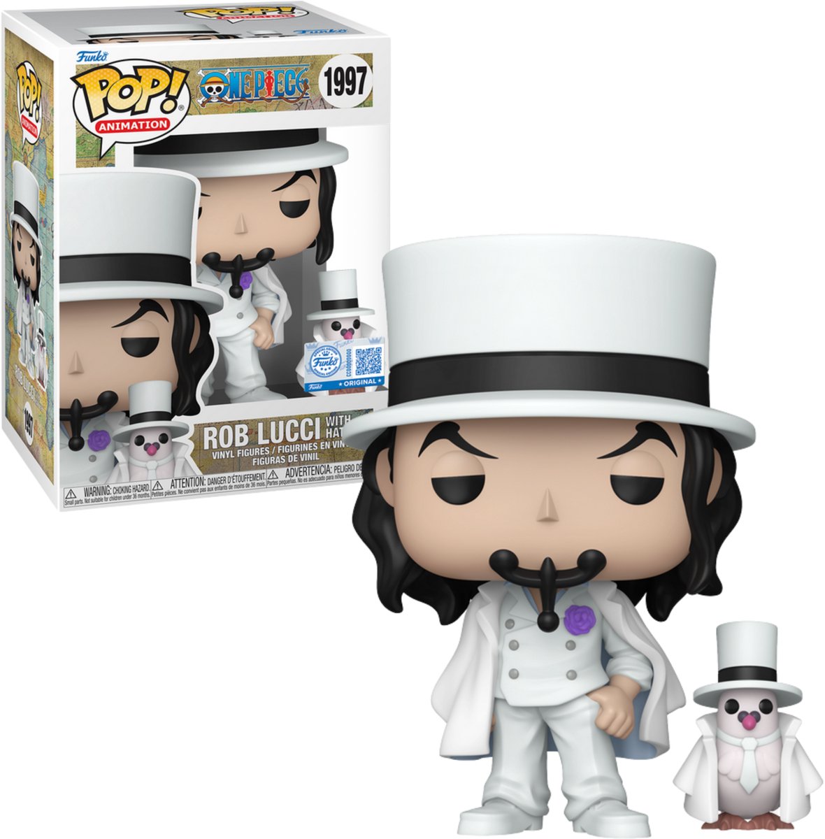 Funko [sale] pop! animation: one piece - rob lucci with hattori #1997 special edition exclusive