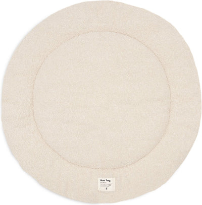 Jollein boxkleed - 95cm - rond - speelkleed baby - boucle - naturel