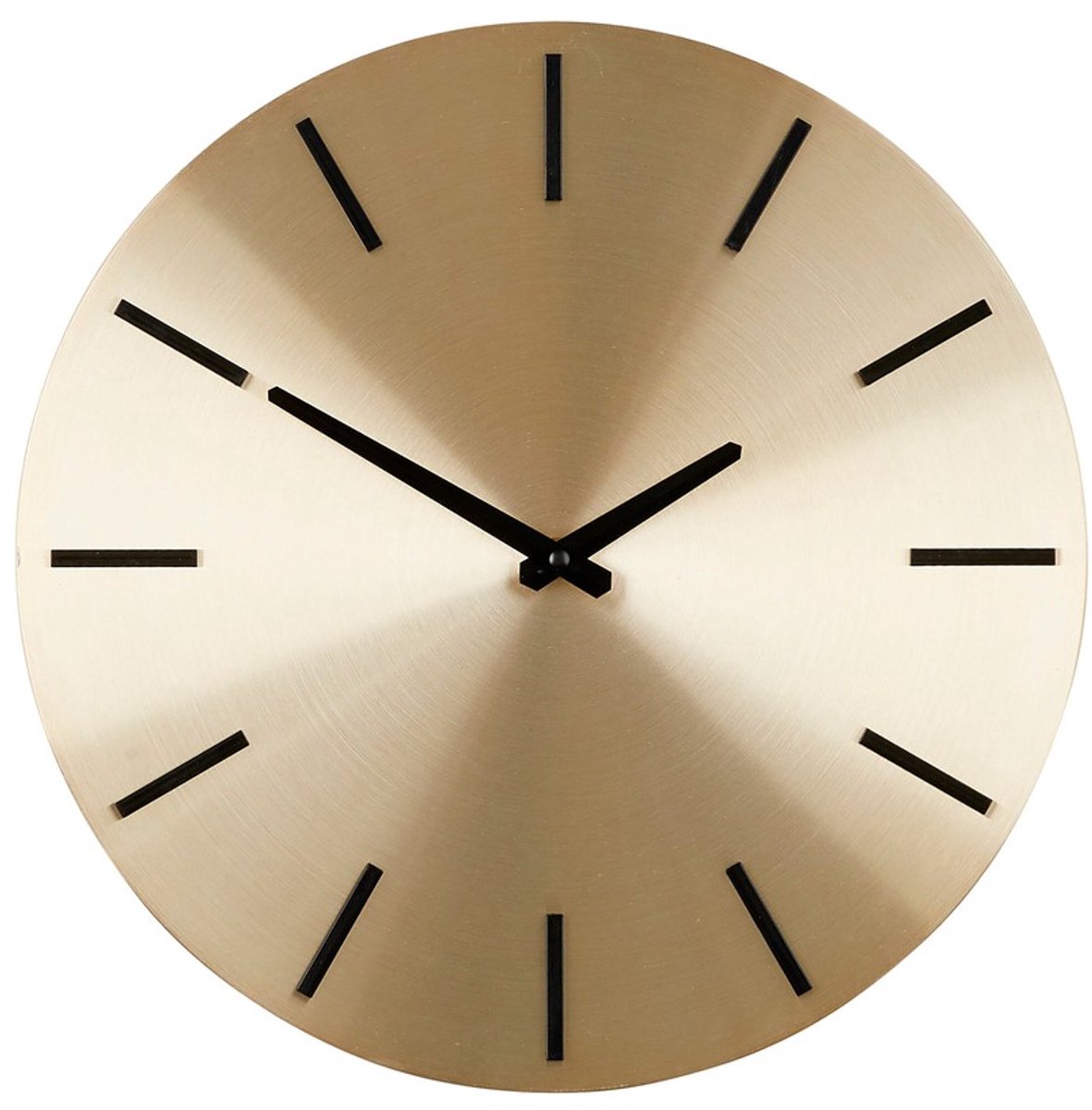 Mica decorations brixen wandklok - ø36 cm - goud