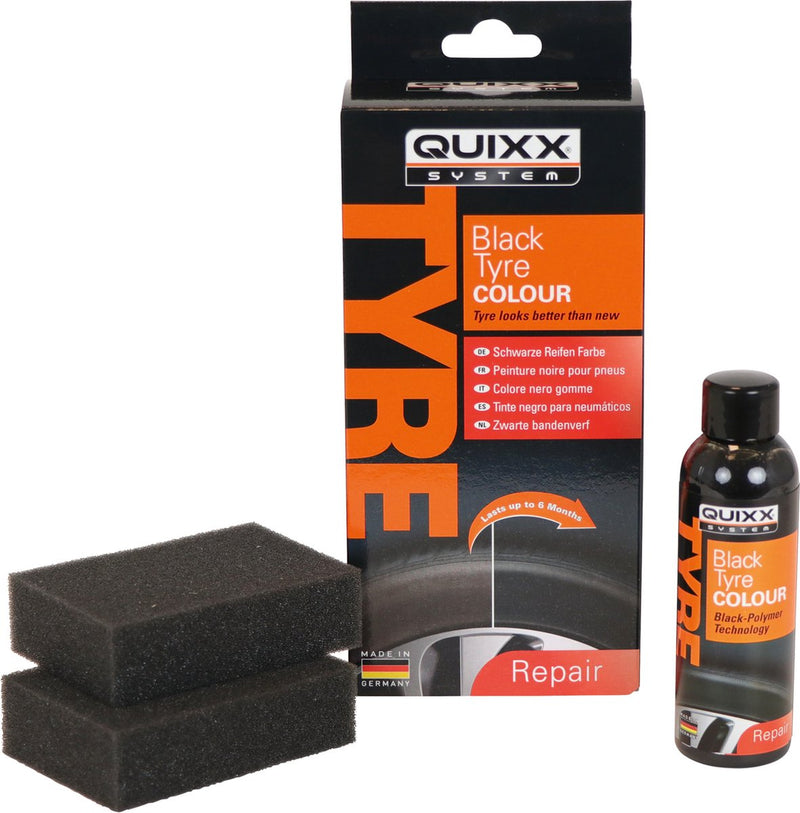 Quixx black tyre colour bandenzwart 75ml