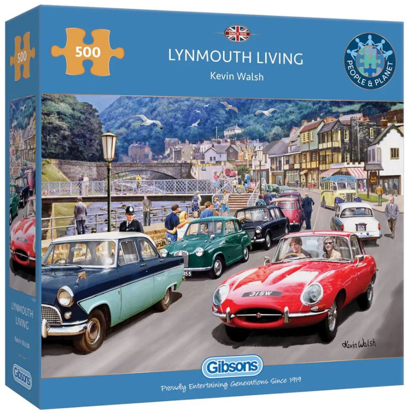 Gibsons - lynmouth living (door kevin walsh) - 500 stukjes 48×34cm (b×h) - legpuzzel voor volwassenen