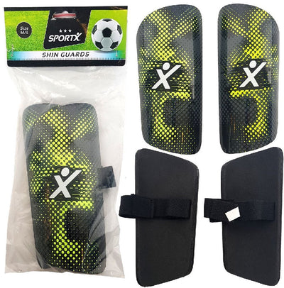Sportx scheenbeschermers groen zwart