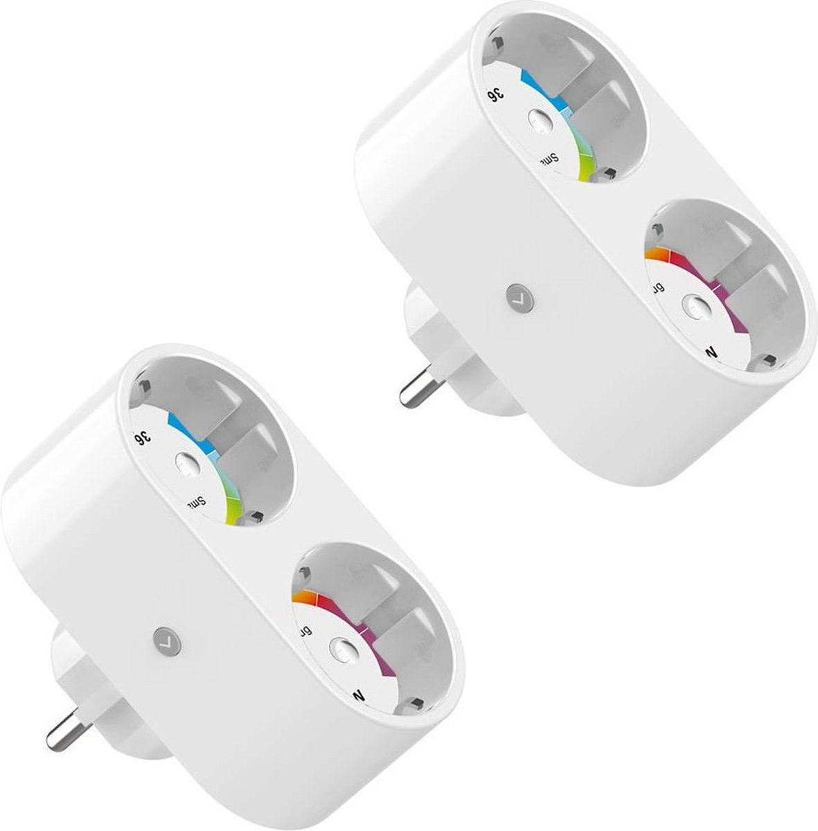 Gosund dual smart plug wifi sp211 (2-pack) 3500w tuy