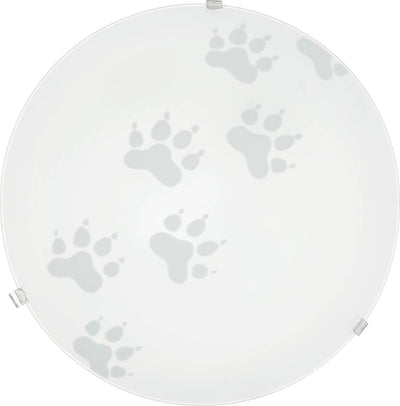 Eglo mars wand- en plafondlamp - ø 24, 5 cm - wit - dierenvoetjes