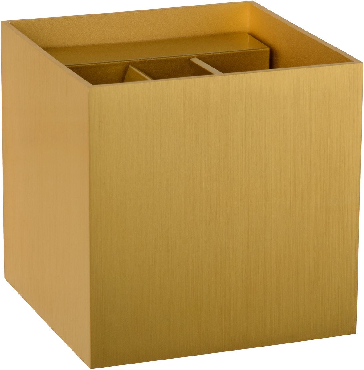 Lucide xio - wandlamp - led dimbaar - g9 - 1x4w 2700k - verstelbare stralingshoek - mat goud messing