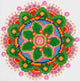 Diamond dotz® diamond dotz flower mandala - diamond painting - 3.037 dotz - 25x20 cm