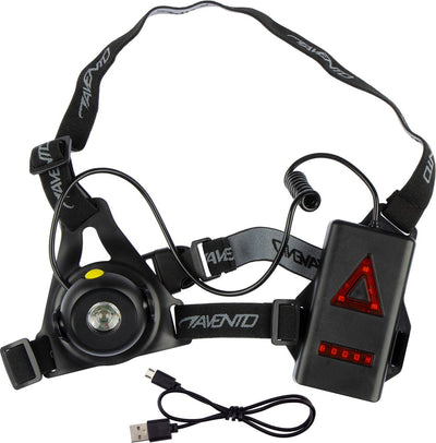 Avento veiligheidsvest - borstlicht - usb oplaadbaar - kantelbaar - led one size