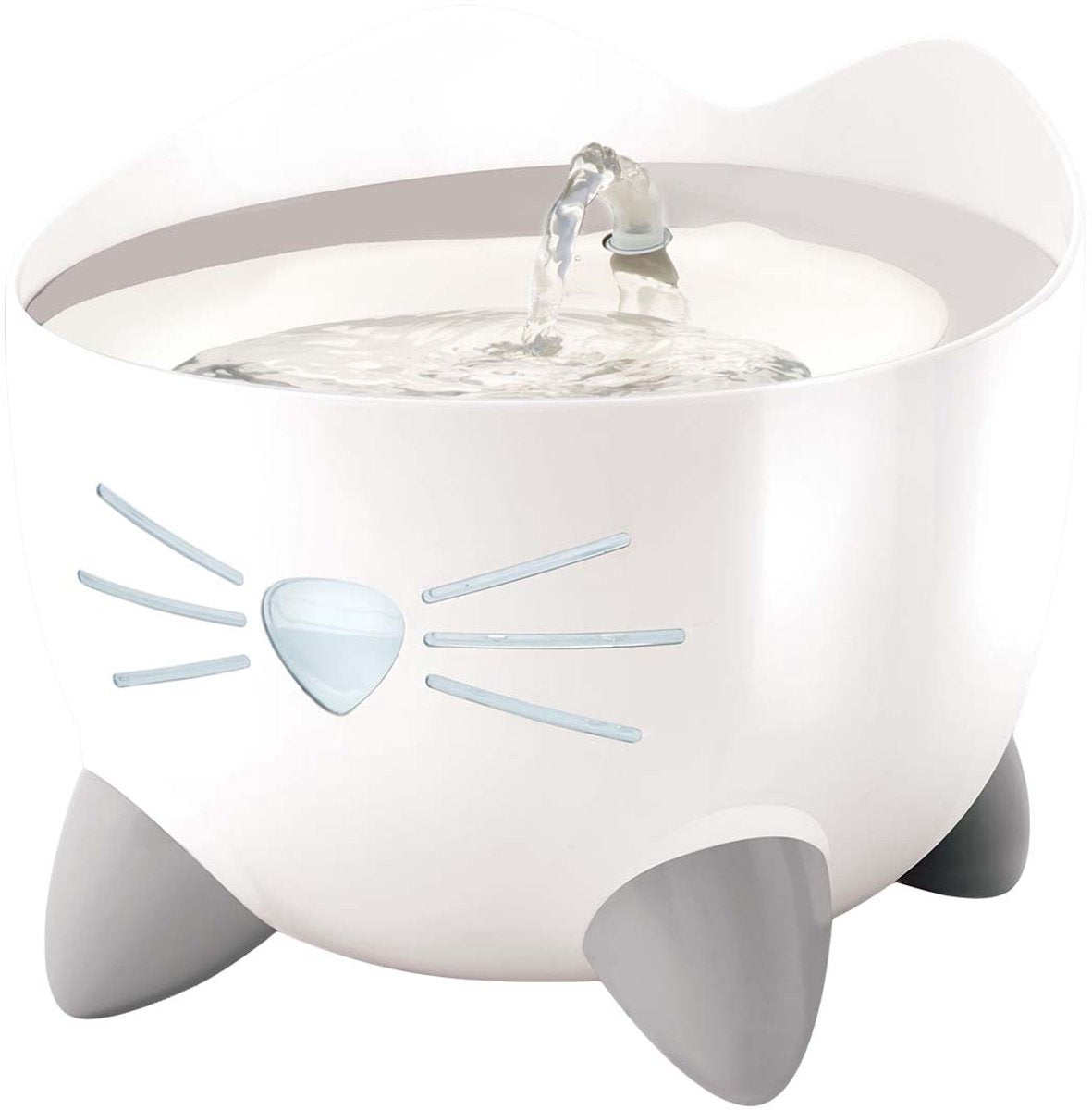 Catit pixi fountain rvs - kattendrinkbak - ø20x16 cm wit