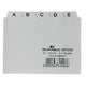 Alfabetische tabbladindex durable a7 14,8x21cm tab 20 mm wit