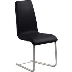Sledestoel mayer sitzmöbel 2149_08_26397 stoffen bekleding zwart
