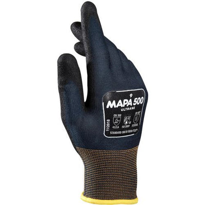 Handschoenen mapa professional 34500037 nitril zwart