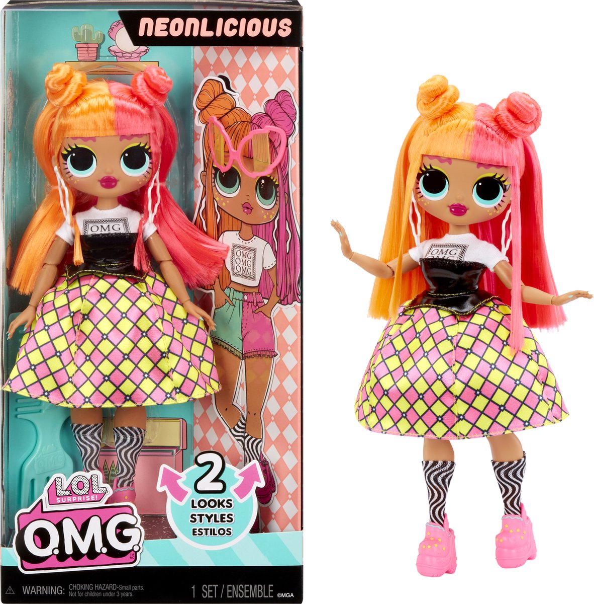 L.o.l. surprise! omg hos-pop - 25 cm - neonlicious