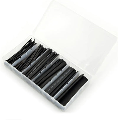 Lanberg krimpkous - krimpkousen set - - assortiment - 100 delig - 6 doorsnedes - in handige opbergbox