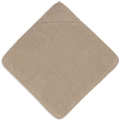 Jollein kapuzenhandtuch frottee 100x100cm - milky coffee